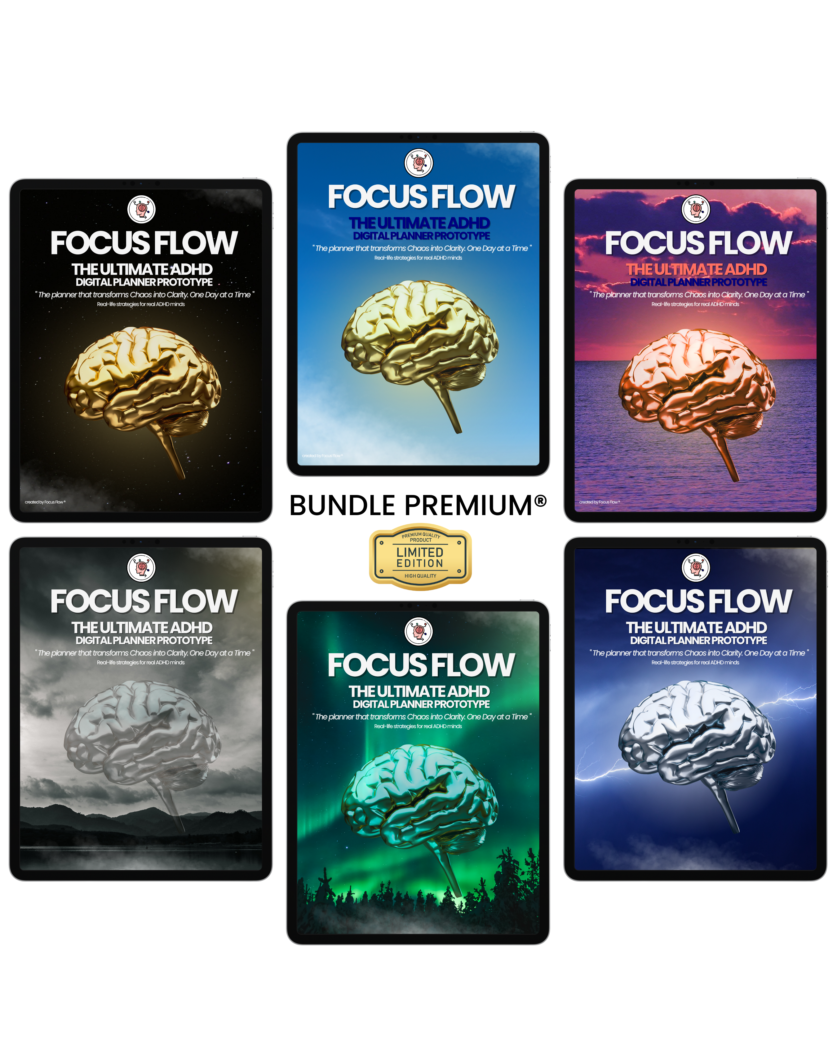 The Ultimate ADHD Digital Planner Prototype (Master Version)