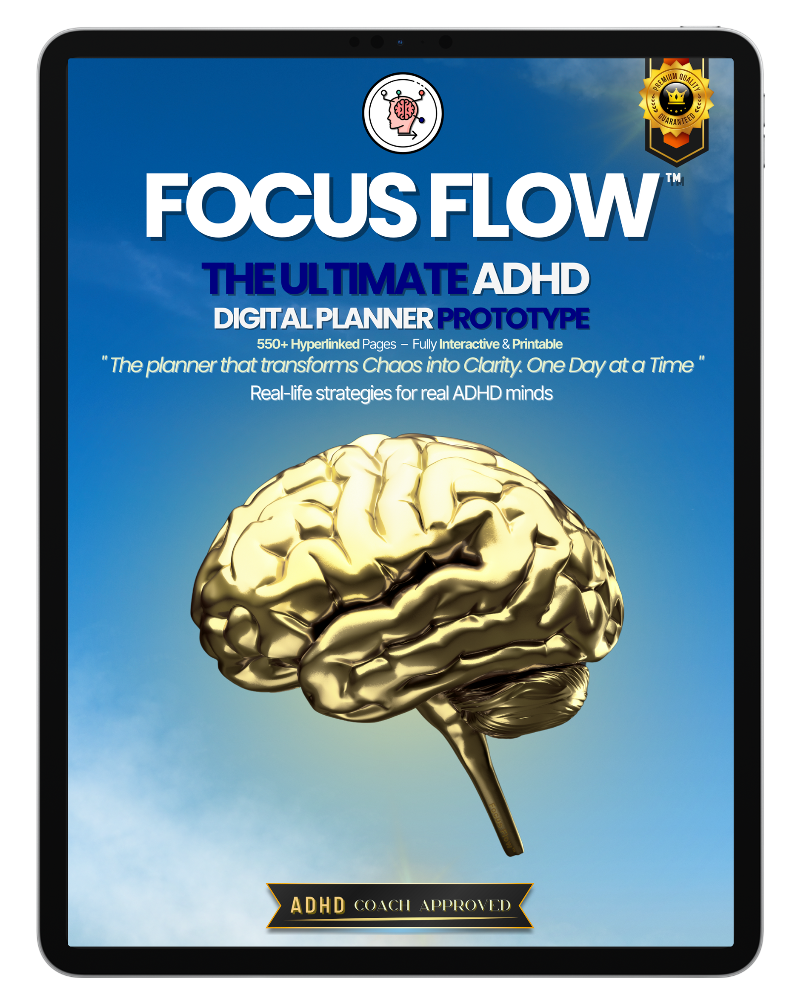 The Ultimate ADHD Digital Planner Prototype (Pro Version)